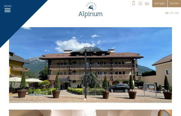 Vorschau von www.alpinum.com, Residence Hotel Alpinum