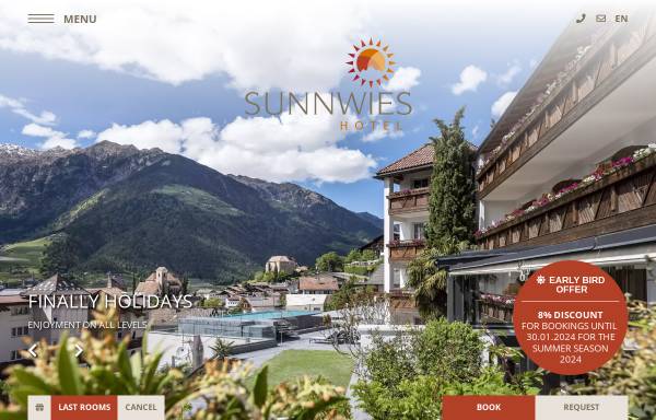 Vorschau von www.sunnwies.com, Hotel Sunnwies