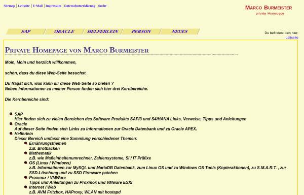 Vorschau von www.marco-burmeister.de, Burmeister, Marco