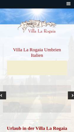 Vorschau der mobilen Webseite www.rogaia.de, La Rogaia