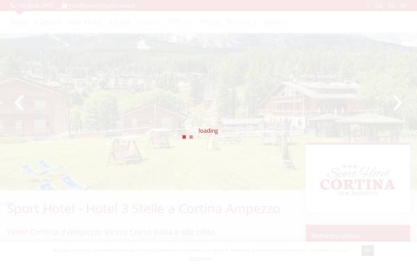 Vorschau von www.sporthotelcortina.it, Sport Hotel Cortina