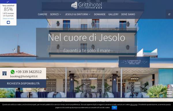 Vorschau von www.hotelgritti.it, Hotel Gritti