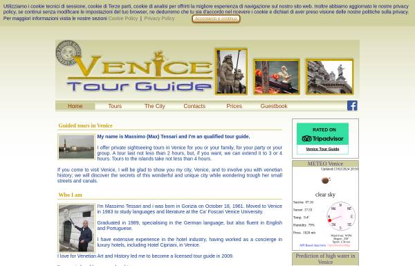 Vorschau von www.venicetourguide.it, Venice Tour Guide