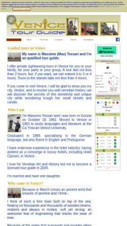 Vorschau der mobilen Webseite www.venicetourguide.it, Venice Tour Guide
