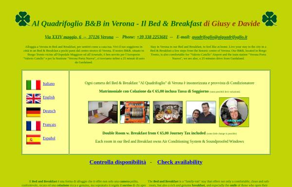 Bed and Breakfast Al Quadrifoglio