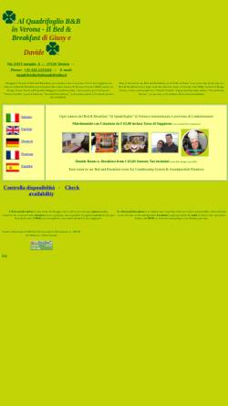 Vorschau der mobilen Webseite www.alquadrifoglio.it, Bed and Breakfast Al Quadrifoglio