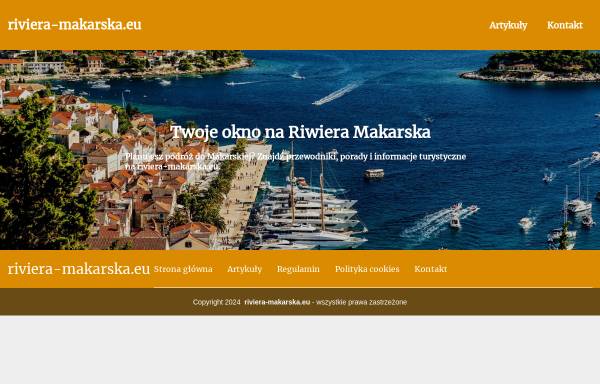 Vorschau von www.riviera-makarska.eu, Riviera Makarska