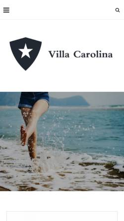 Vorschau der mobilen Webseite www.villa-carolina.de, Villa Carolina