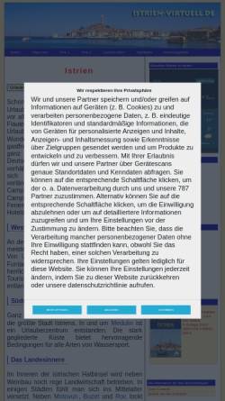 Vorschau der mobilen Webseite www.istrien-virtuell.de, Istrien virtuell
