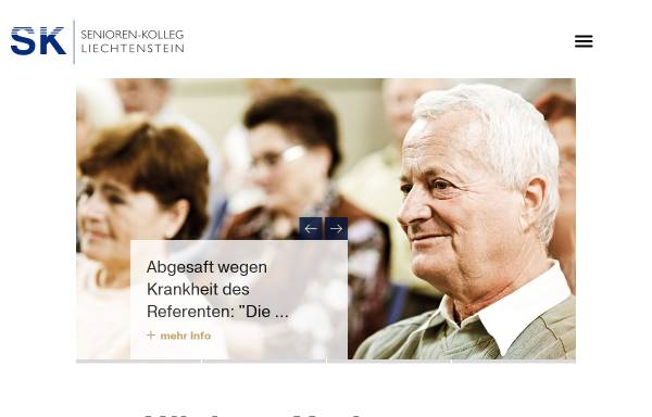 Vorschau von www.senioren-kolleg.li, Senioren-Kolleg Liechtenstein