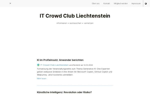 Vorschau von itcc.li, Itcc.li - IT Crowd Club Liechtenstein