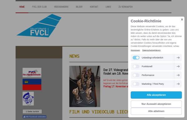 Vorschau von www.fvcl.com, FVCL - Film und Video Club Liechtenstein