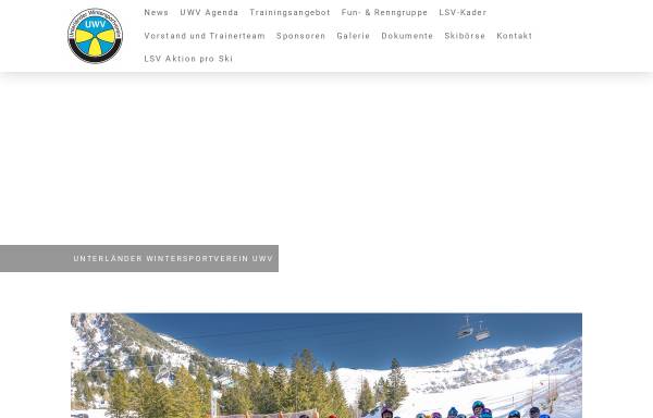 Vorschau von www.uwv.li, Unterländer Wintersportverein
