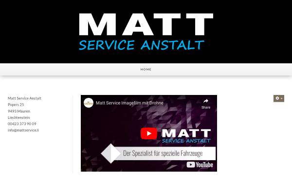 Vorschau von www.mattservice.li, Matt Service und Reparaturen