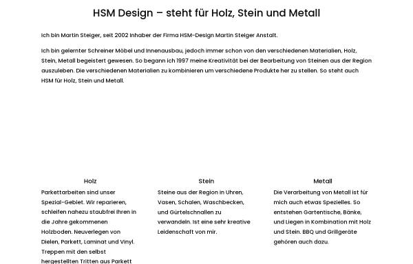 Vorschau von www.hsm-design.li, HSM-Design Martin Steiger