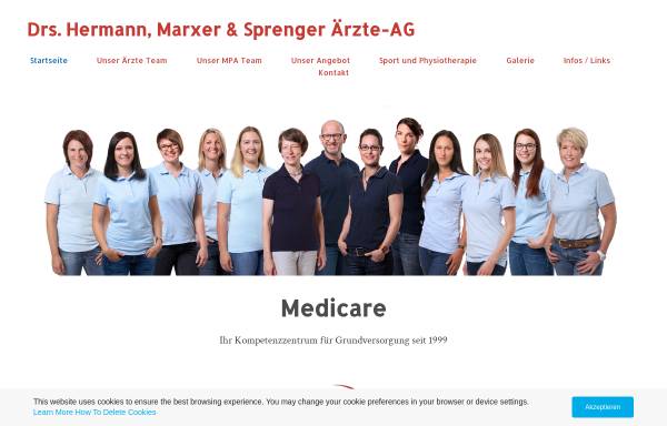 Vorschau von www.medicare.li, Medicare - Drs. Hermann & Marxer AG