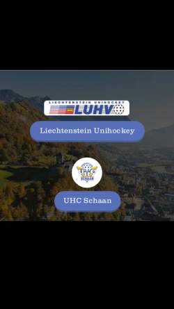 Vorschau der mobilen Webseite www.unihockey.li, Unihockey Club Schaan (UHC)
