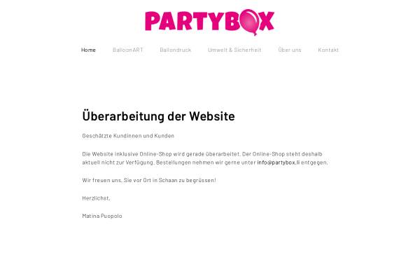 Partybox - Inh. Kurt Gassmann