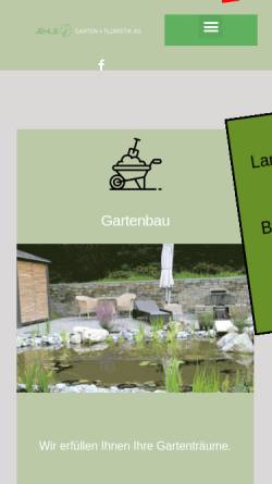 Vorschau der mobilen Webseite jehlegarten.li, Jehle Alois Gärtnerei und Gartenbau
