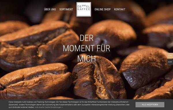 Vorschau von www.demmel.li, Kaffeerösterei Demmel AG