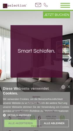 Vorschau der mobilen Webseite www.meierhof.li, Hotel Restaurant Meierhof