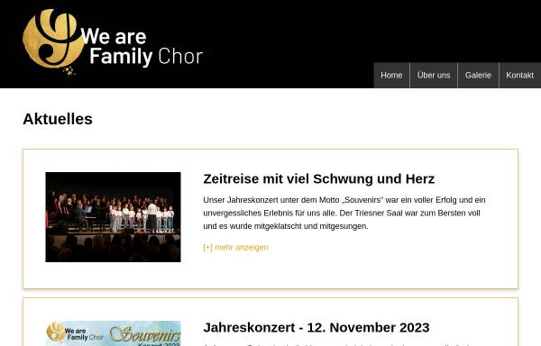 Vorschau von wearefamily.li, We are Family-Chor Triesen