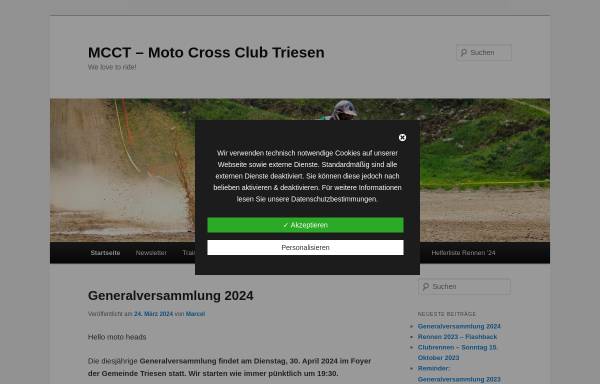 Vorschau von www.mcct.li, Moto Cross Club Triesen