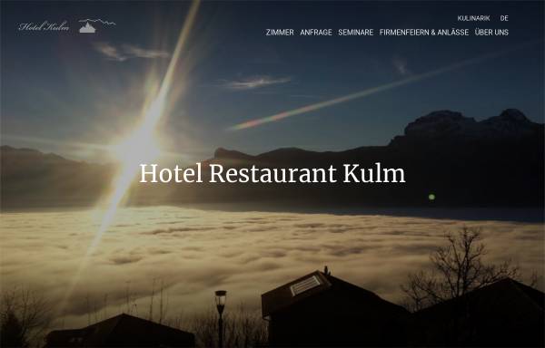Vorschau von www.hotelkulm.li, Hotel Restaurant Kulm - Familie Schädler
