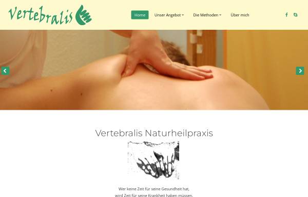 Vorschau von www.vertebralis.li, Vertebrails Naturheilpraxis - Sibyl Nitschke und Willy Sele