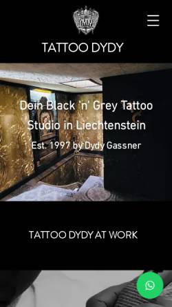 Vorschau der mobilen Webseite www.tattoo.li, 3-11 Tattoo Vaduz