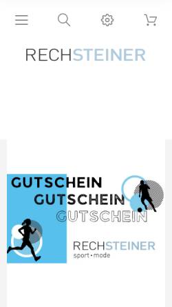 Vorschau der mobilen Webseite www.rechsteiner.li, Rechsteiner