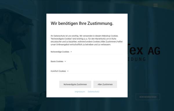 Vorschau von www.rheintaltex.li, Rheintal Tex AG