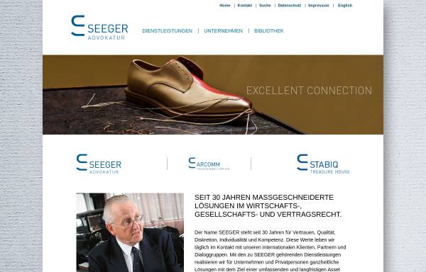 Vorschau von www.seeger.li, Dr. iur. et lic. oec. Norbert Seeger