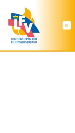 Vorschau der mobilen Webseite feuerwehr.li, Liechtensteinischer Feuerwehrverband
