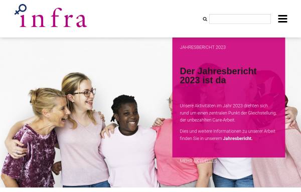 Vorschau von www.infra.li, Infra, Informations- und Kontaktstelle für Frauen