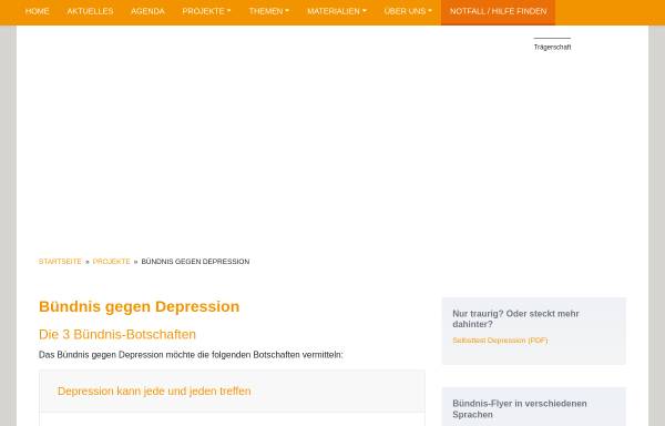 Vorschau von www.forum-psychische-gesundheit.ch, Liechtensteiner Bündnis gegen Depression