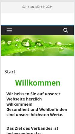 Vorschau der mobilen Webseite www.lvnk.li, LVNK Liechtensteiner Verband für Natürliches Heilen und Komplementärmedizin