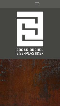 Vorschau der mobilen Webseite www.eisenplastiker.li, Edgar Büchel