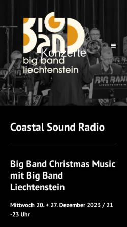 Vorschau der mobilen Webseite www.big-band.li, Big Band Liechtenstein