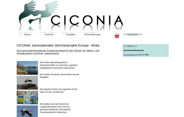 Ciconia - transnationales Storchenprojekt Europa - Afrika