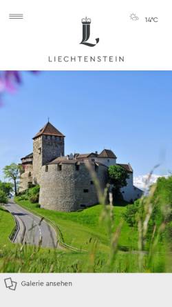 Vorschau der mobilen Webseite tourismus.li, Erlebnispass, Liechtenstein all inclusive - Liechtenstein Tourismus