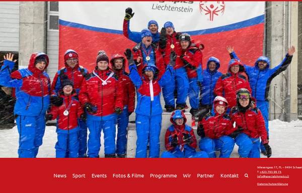 Vorschau von www.specialolympics.li, Special Olympics Liechtenstein (SOLie)