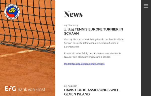 Vorschau von www.ltv.li, Liechtensteiner Tennisverband