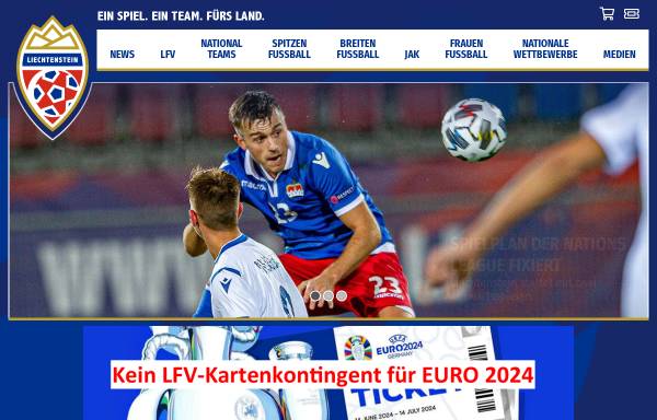 Vorschau von www.lfv.li, Liechtensteiner Fussballverband