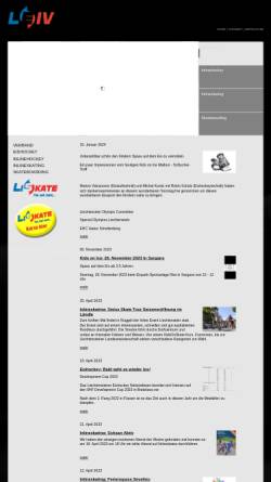Vorschau der mobilen Webseite www.leiv.li, Liechtensteiner Eishockey und Inline Verband