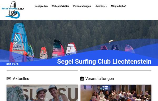 Vorschau von www.sscl.li, Segel Surfing Club Liechtenstein