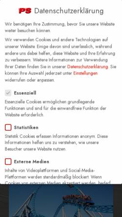 Vorschau der mobilen Webseite www.psanstalt.li, PS Anstalt - Philipp Schädler Anstalt