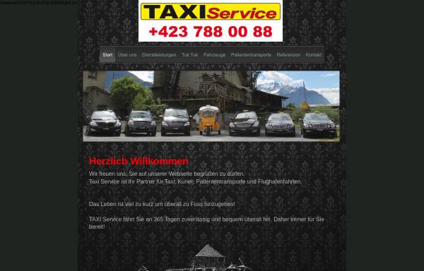 Vorschau von www.taxiservice.li, Taxi Service Batliner