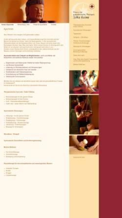 Vorschau der mobilen Webseite www.ayurveda-silkekeine.de, Silke Keine