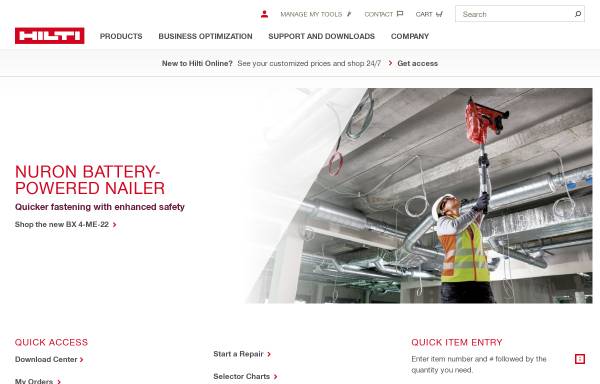 Vorschau von www.hilti.com, Hilti AG